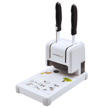 Three Wood 9037 Manual Financial Voucher Dress Booking Machine Financial Accounting Riveting Pipe Punching Machine Bookkeeping Bill Hot Melt Adhesive Riveting