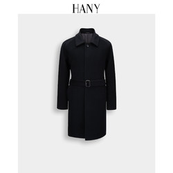 HANY Hannibal Macken Coat Men's Business Casual Wool Woolen Mid-Length Windbreaker