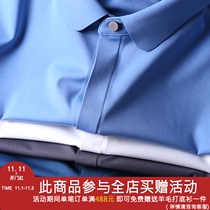 Unstoppable spring and autumn light luxury high grade silky non-iron shirt business casual men long sleeve shirt
