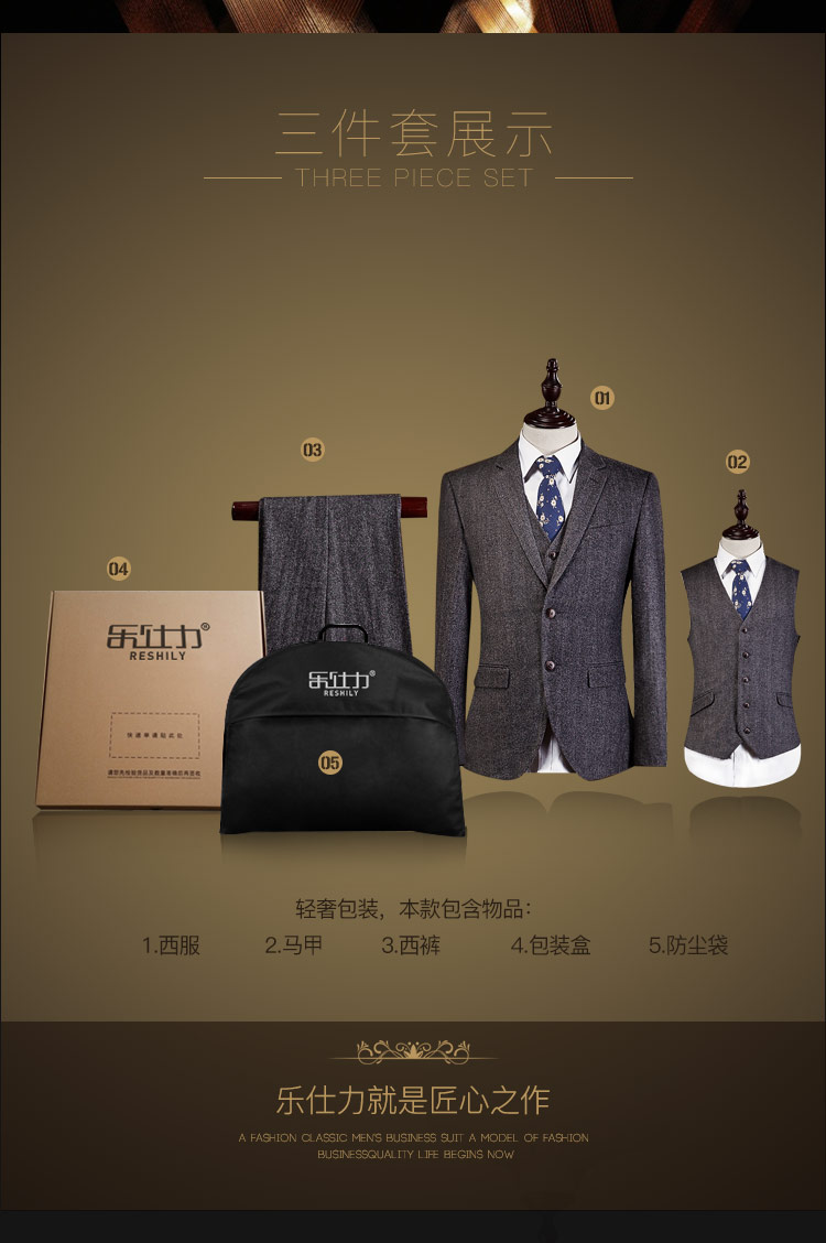 Bộ đồ vest nam mỏng màu xám phù hợp với trang phục công sở nam giản dị của Anh - Suit phù hợp áo vest nam đẹp
