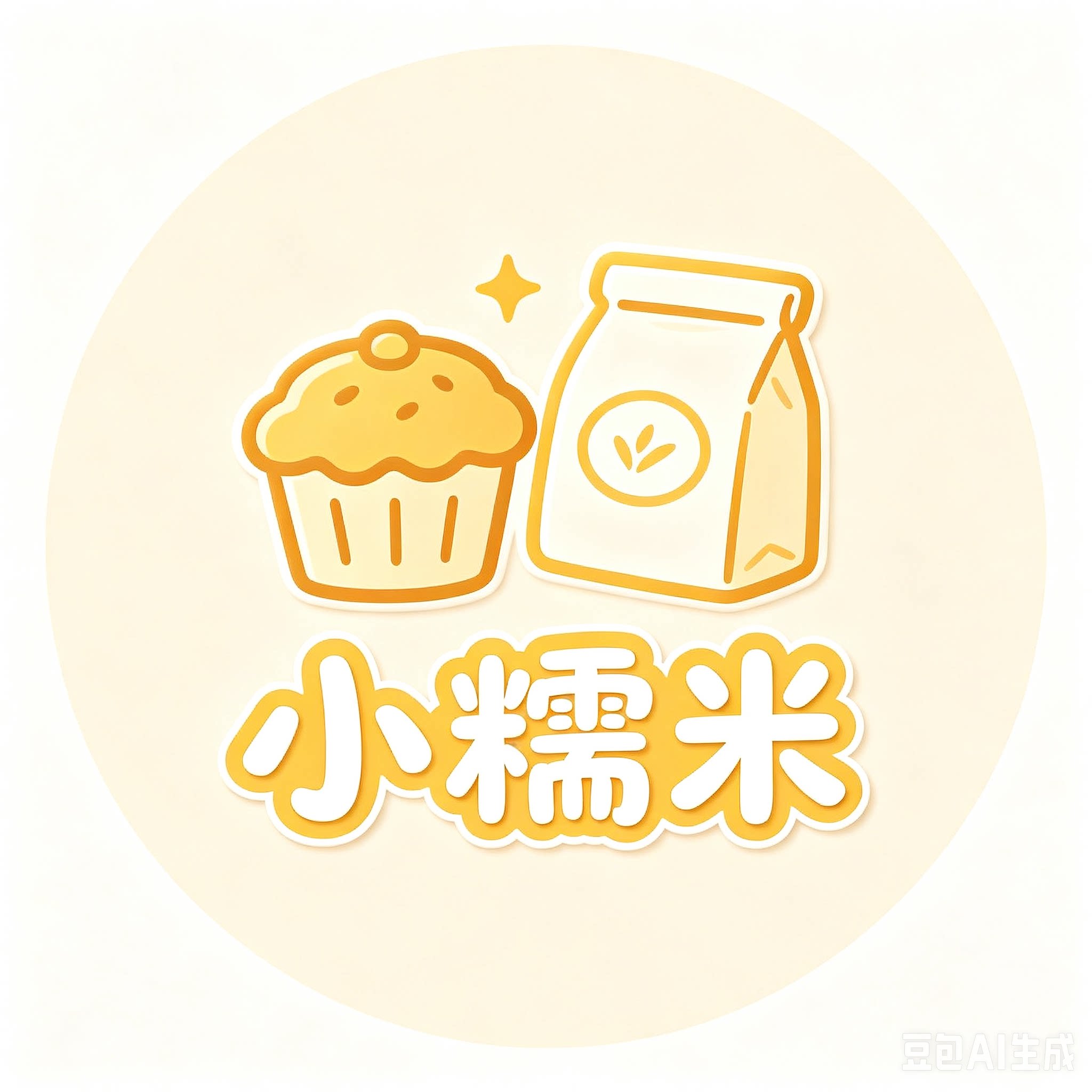 小糯米烘焙包装的LOGO