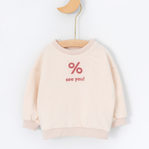 Male and female childrens clothes spring and autumn 2021 new foreign baby childrens coat simple English style cotton Autumn Tide