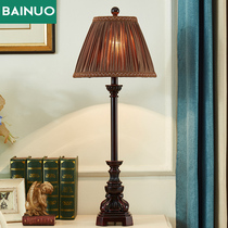 Desk lamp bedroom bedside table lamp creative romantic European living room light luxury warm romantic home decoration American retro
