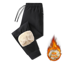 Pantalons de coton pour hommes épaississants épaississants imperméables et imperméables à lépreuve de lhiver suède épais et anti-froid et chaud des pantalons de coton du nord-est