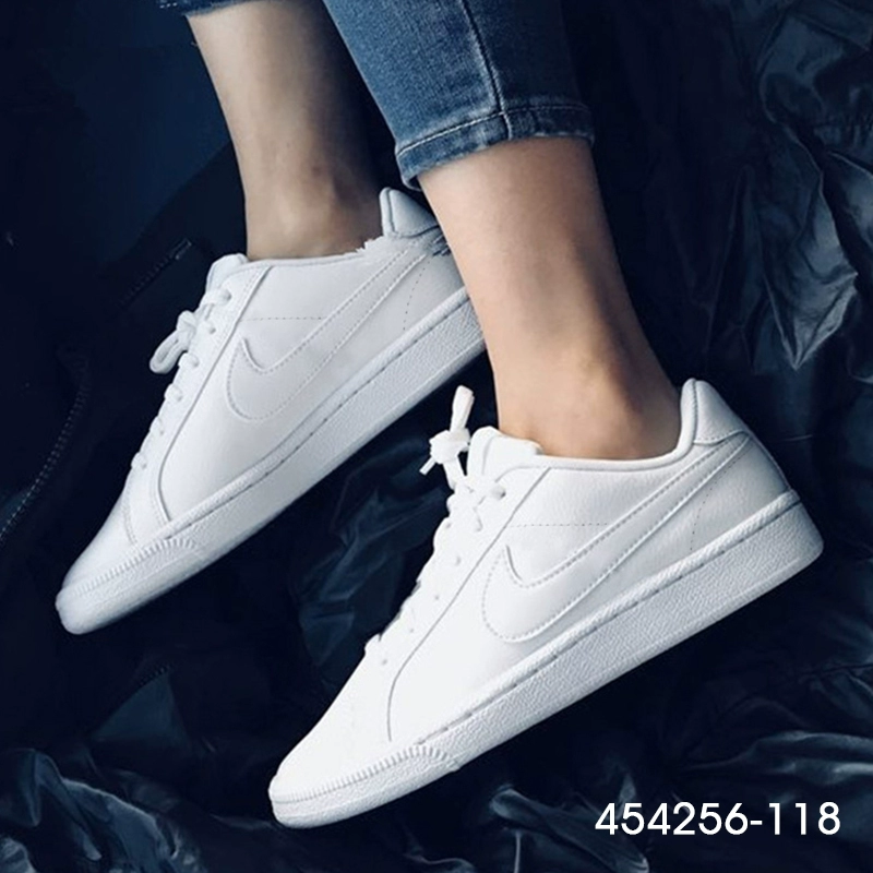 NIKE Nike giày nữ 2020 mùa xuân mới giày trắng chống mài mòn giày thể thao nhẹ giày thường 454256-118 - Dép / giày thường