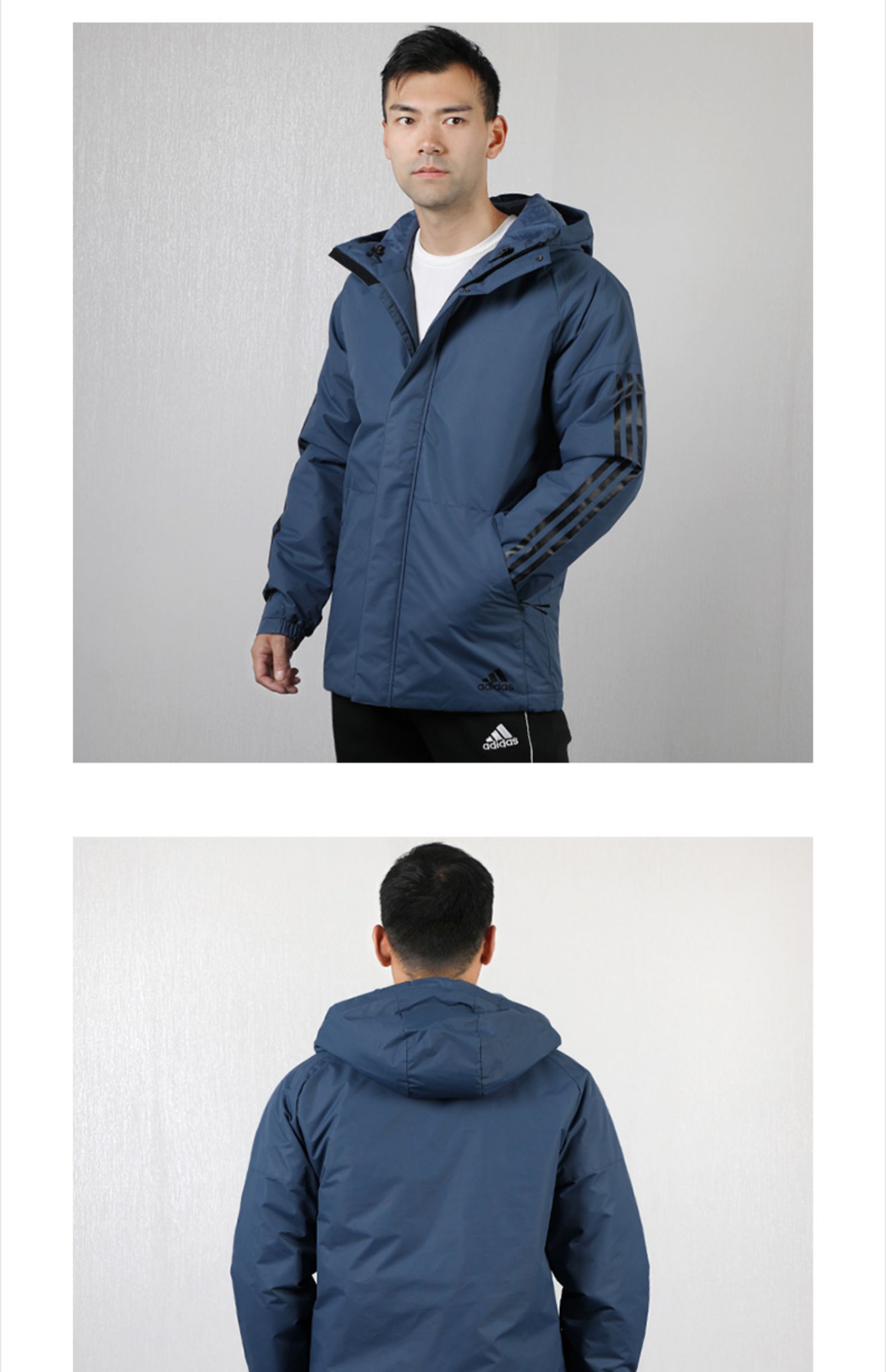 Quần áo cotton Adidas nam 2019 thu đông mới diện áo khoác thể thao chống gió ấm áp áo khoác cotton dày DZ1428 - Quần áo độn bông thể thao áo phao nữ trung niên