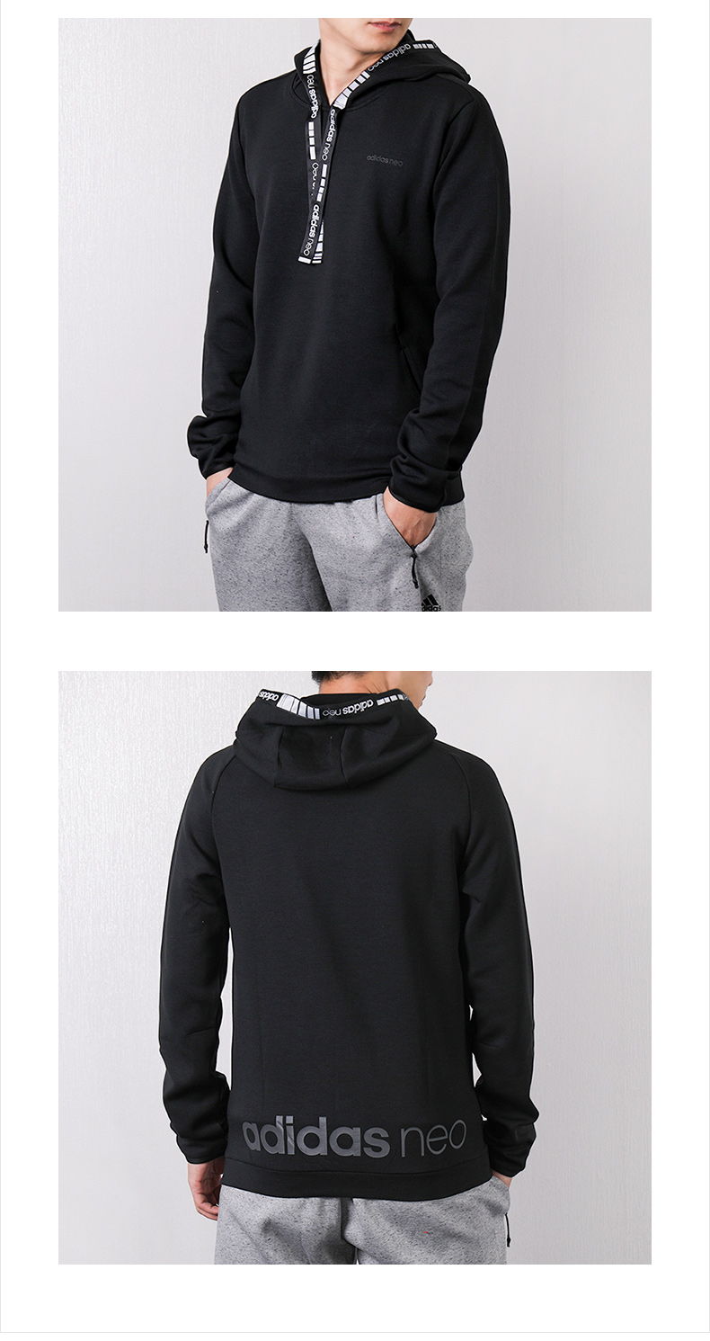 Áo len thể thao nam mùa thu đông 2018 của Adidas và áo len giản dị cộng với áo thun nhung cỡ lớn DW8181 đồ thu đông
