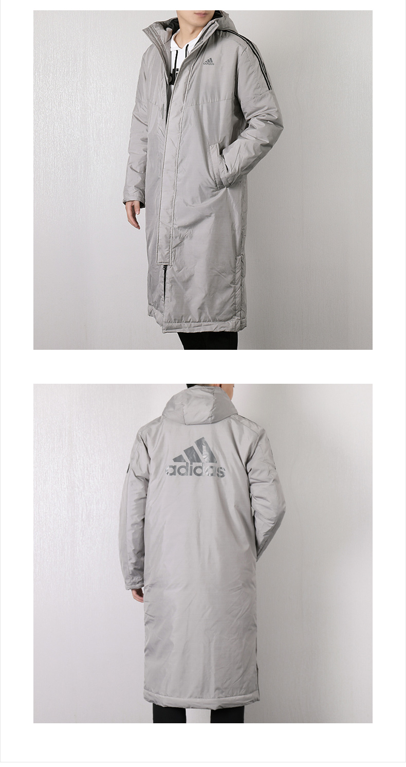 Adidas nam 2018 mùa thu và mùa đông mới dài cotton phù hợp với áo gió thể thao ấm áp giản dị CZ0622 áo phao lông vũ