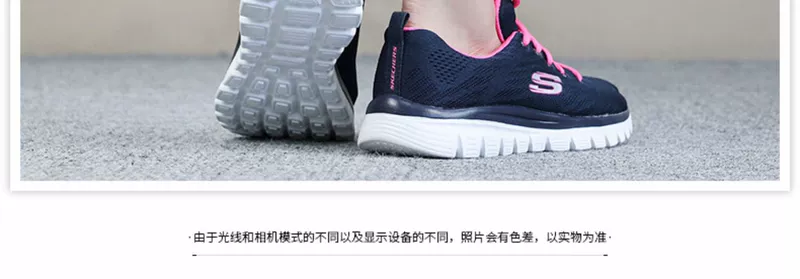 Giày Skechers Giày nữ Skechers 2019 Mùa xuân LIFESTYLE Giày thể thao có thể mang thông thường Giày chạy bộ 12753 - Giày chạy bộ giày thể thao gucci