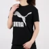 Puma 彪 áo sơ mi nữ nửa tay 2019 xuân mới cổ tròn thoáng khí thể thao giản dị áo thun ngắn tay 579406 - Áo phông thể thao Áo phông thể thao