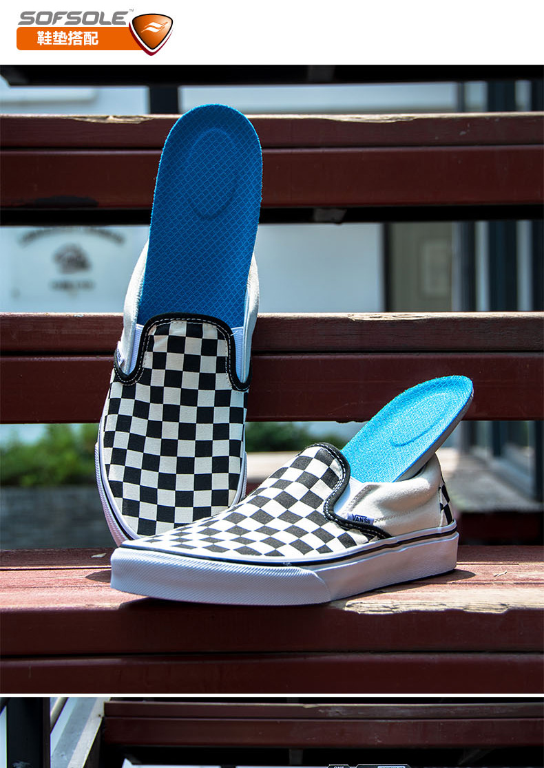 SOFSOLE Shufu tốc độ nam giới và phụ nữ CANVAS COMFORT giải trí thể thao thoáng khí chạy đào tạo lót lót giày silicon chống rộng giày