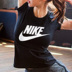 NIKE Nike tay ngắn nam và nữ có móc lớn mùa hè thoáng khí nửa tay áo thun cổ tròn cặp rộng áo thun 846469- - Áo phông thể thao tank top nam Áo phông thể thao