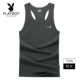 Playboy Slim-type Từ nam giới đáy quần bó sát thể thao Cotton Hurdle Cotton thoáng khí mùa hè - Áo vest cotton áo ba lỗ nam form rộng