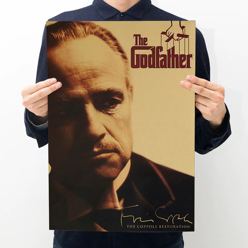 Classic retro leather coffee poster, nostalgia
