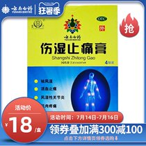 Lei Gong Yunnan Baiyao injury and wet pain relief paste 4 stickers box Rheumatism pain Arthritis blood circulation pain muscle pain