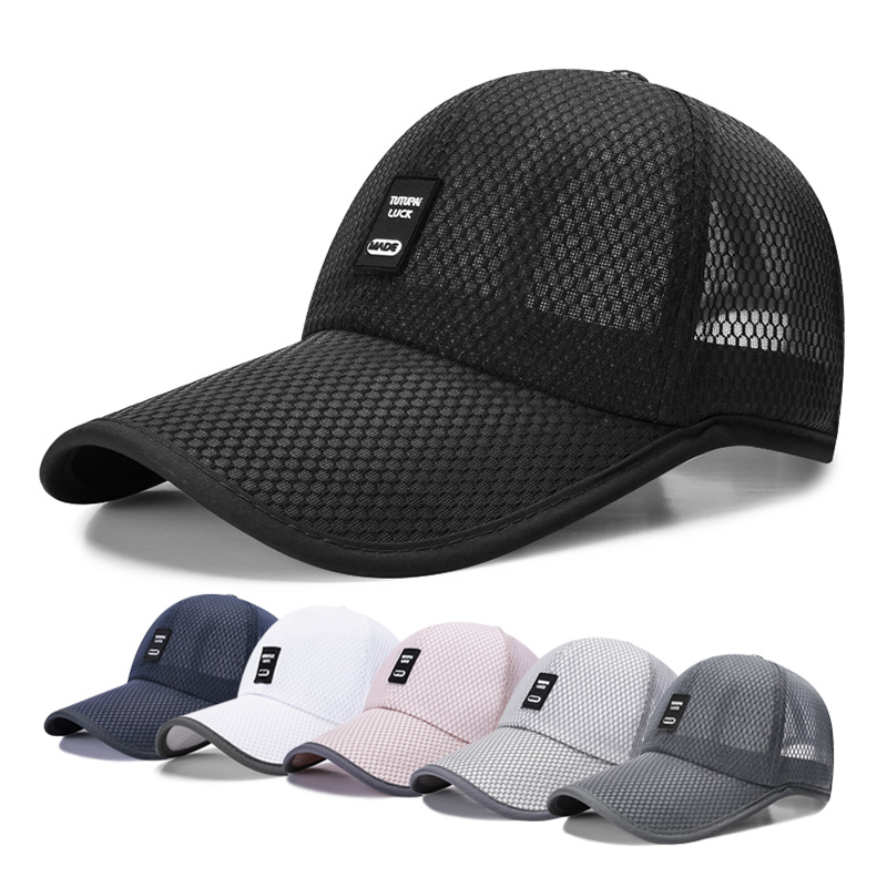 Hat men's summer thin sun hat outdoor sun protection mountaineering baseball cap breathable cool sun hat fishing cap
