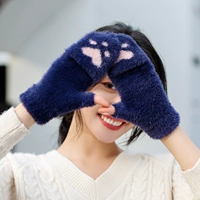 Полупальцевый сапфир синий