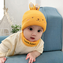 Female baby hat autumn and winter warm girls cute super cute cartoon boys 1-3 years old childrens hat Baby winter