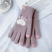 Когтя-печать-фиолетовая серая