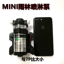 Rainforest ecological cylinder spray humidification system atomization spray equipment simulation rainfall mini mini self-priming pump