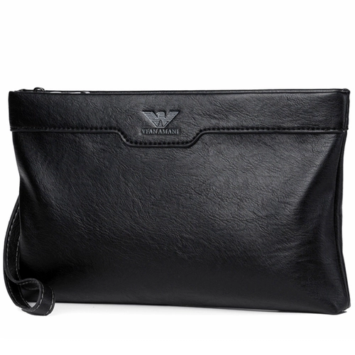 Вместительная и большая сумка с петлей на руку, из натуральной кожи