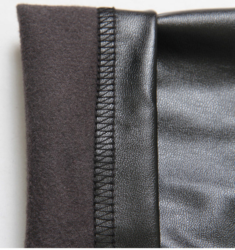 新款高腰紧身PU打底皮裤女长裤显瘦小脚铅笔裤详情25