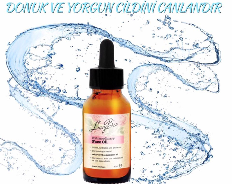 Turkish original Luxy Bio Rose oil 30ml moisturizing water and water plant facial essential oil in domestic spot
