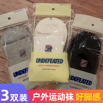 UNDEFEATED five bars men and women in the tube socks cotton embroidery towel bottom tide brand basketball skateboard sports socks