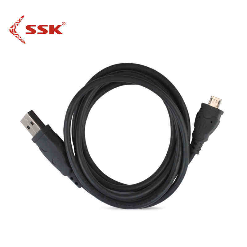 SSK Biaowang UC-H345 USBT ladder type microUSB cable mobile phone data cable 1 2 meters