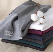 Sports shellfish heart black undershirt middle school student warm vest mens white v-neck seamless sleeveless brushed close-fitting base t-shirt