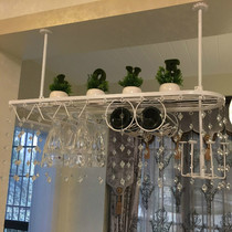 Wine cup holder upside down modern home simple hanging wine cabinet restaurant bar living room European decorative red wine