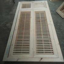 East Yang Wood Carved Pine Wood shutter door and window screen suspended ceiling Chinese flower lattice Xuanguan partition solid wood hollowed-out corner flower