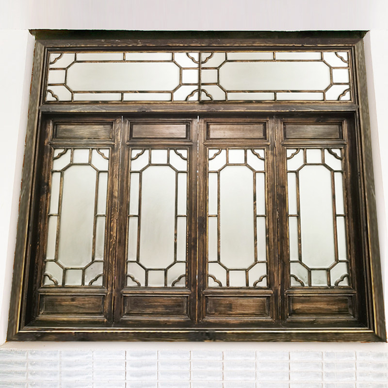 Custom Dongyangmu Imitation Antique Doors And Windows Chinese Partition Screen Xuanguan Background Wall Real Wood Door Carved Door Flower Gate Flower Door