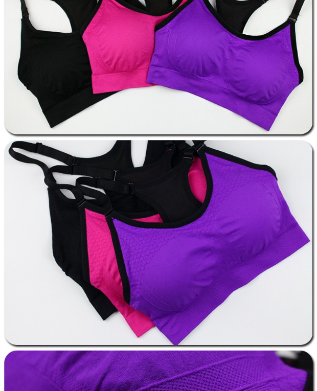 Đồ lót thể thao nữ mùa hè sốc chạy yoga tập thể dục bra BRA vest phong cách thu thập định kiến ​​mà không có vòng thép áo ngực áo thun gym
