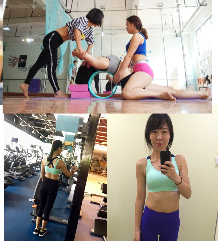 Áo chống sốc thể thao không có vòng thép thể thao yoga vest nữ sinh viên thể dục nhịp điệu chuyên nghiệp chạy đệm áo thun tập gym
