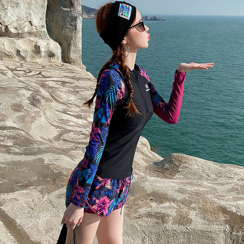 Swimsuit female split cute Japanese cover belly thin conservative Korean ins students soak hot spring 2021 new fashion
