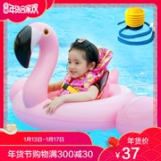 Trẻ em bơi vòng flamingo thiên nga nước bơm hơi nổi hàng ghế hoạt hình dày nổi vòng để gửi máy bơm