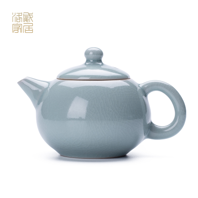 Your up teapot single pot of domestic modern ceramic teapot tea art kung fu tea set manually xi shi pot slicing can be raised