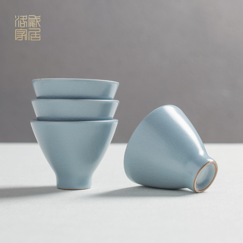 Blower, small jingdezhen ceramic cups hat to cup your up slicing kunfu tea cup meditation cup your porcelain sample tea cup