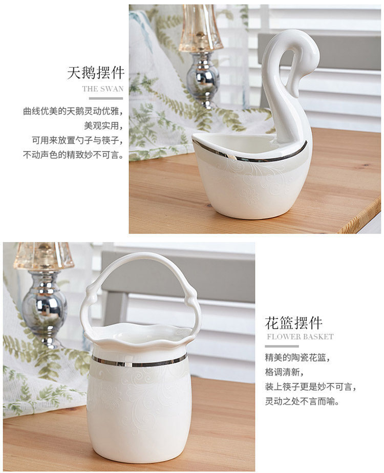 The rule of clearance! The dishes suit European top - grade jingdezhen ceramics tableware suit dishes household ipads plate