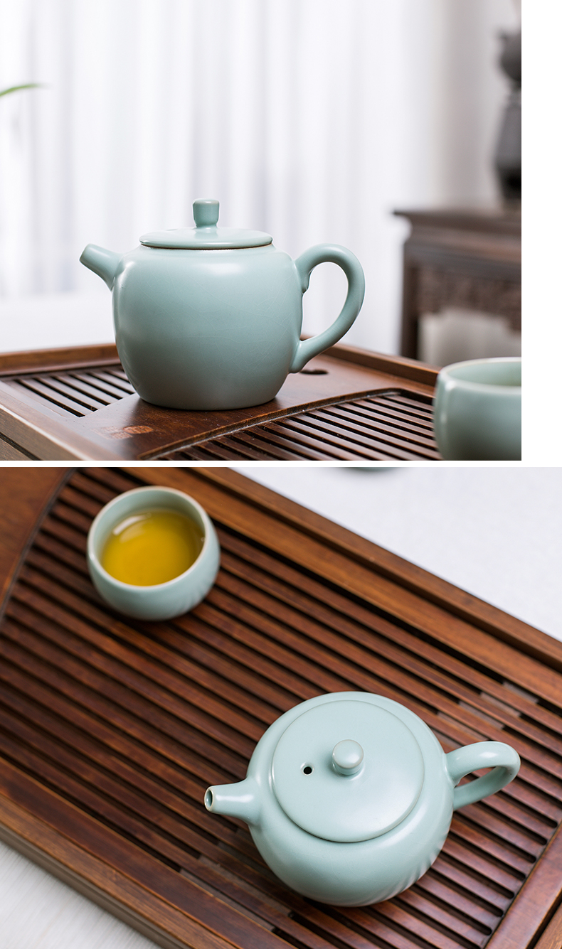 And your up tea set of jingdezhen tea service ceramics slicing a complete set of kung fu tea kettle and tea pet cup