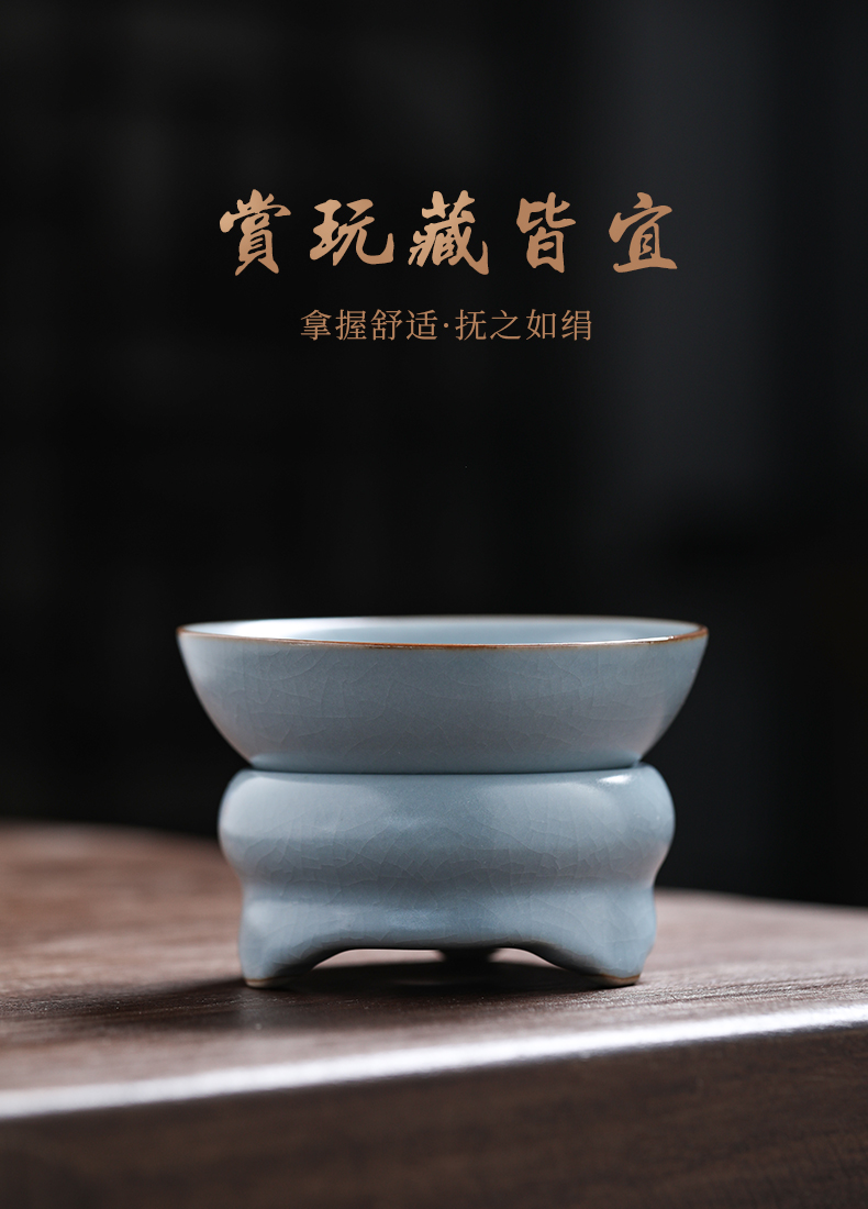 Your up) tea tea tea filter filter ceramic tea every other kung fu tea set tea service parts water separator