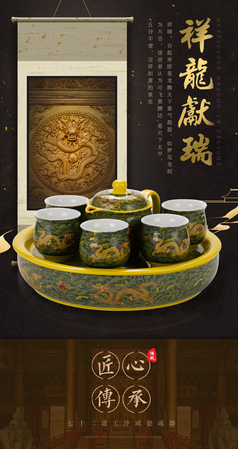 Blower, cup double iron fitting a single cup of household water proof kung fu tea set sample tea cup single ceramic cups of the living room