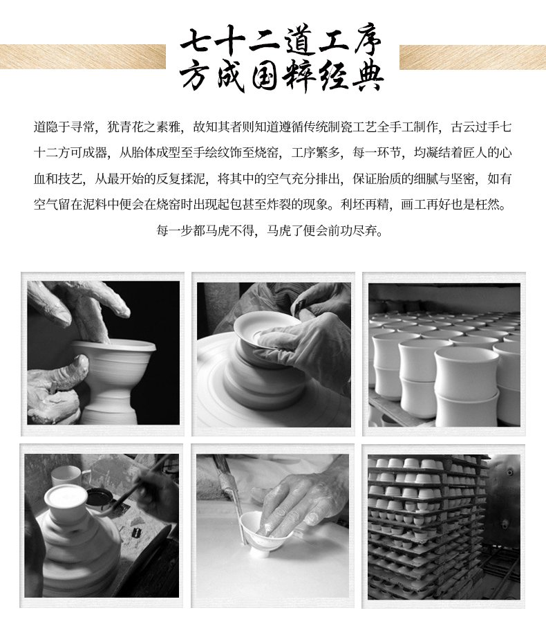 Jingdezhen touch the floor clearance 】 【 kung fu tea set suit household white jade ceramic tea pot lid bowl cups