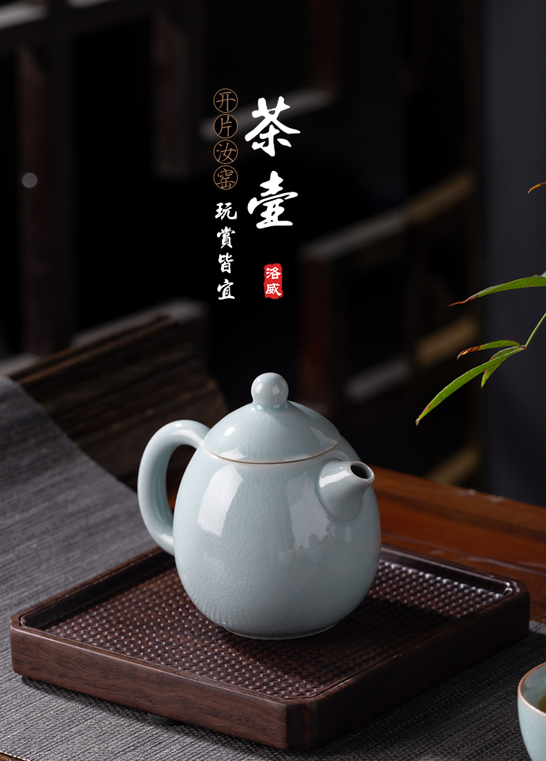 Your up with jingdezhen ceramic teapot small household single pot teapot kung fu tea set Your porcelain pot on manual dragon dense eggs
