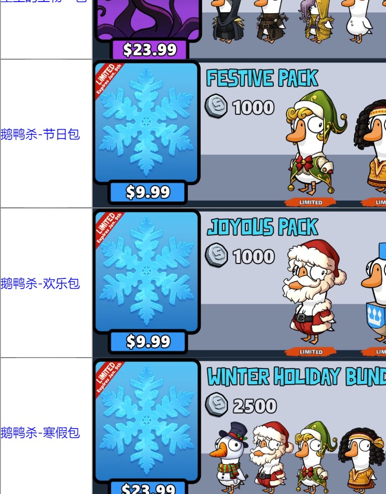 鹅鸭杀兑换码金币充值港湾鹅鸭杀扭蛋机代币激活码cdkey皮肤礼包goose goose duck狼人杀鹅鸭游戏