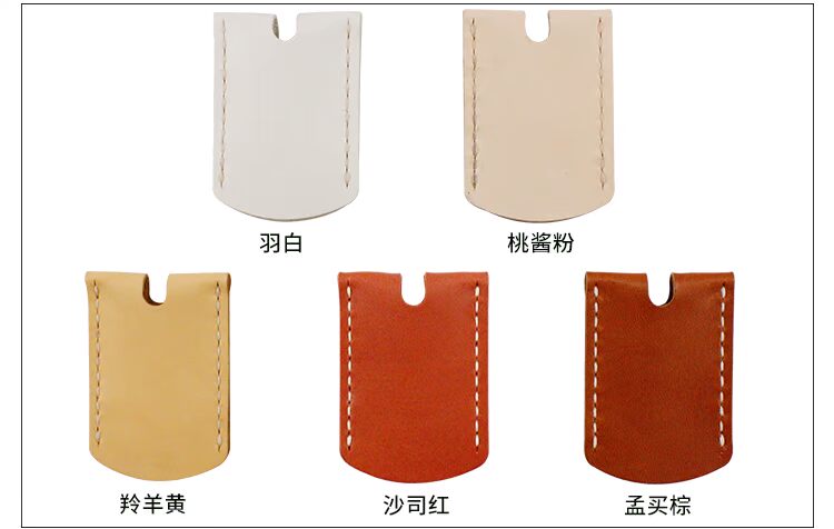 Cuộc sống nổi Hàn Quốc thẻ mini thẻ da xe buýt bộ giao thông mini làm bằng tay thẻ da bao đựng thẻ nhựa dẻo