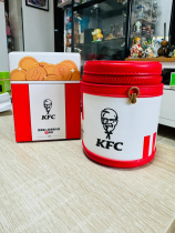 KFC Bucket Bag 2024 New Cute Cartoon Children and Students Portable Storage Bag Coin Small Bag