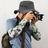 Летние камуфляжные шелковые дорожные альпинистские нарукавники подходит для мужчин и женщин, защита от солнца