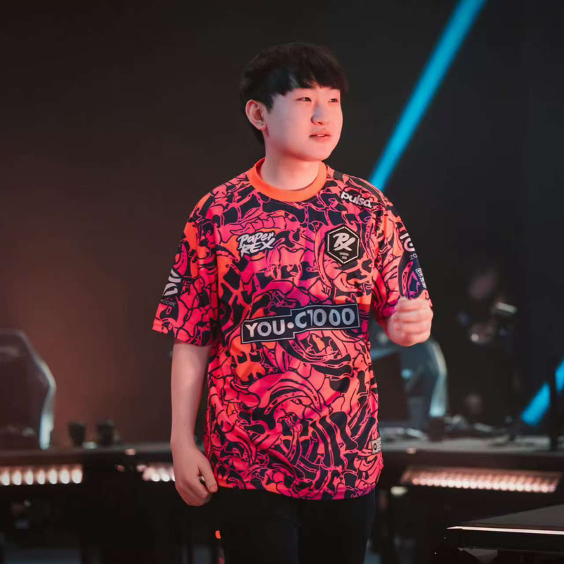 Paper Rex Valorant Merchandise Fearless Team Uniform Prx Paris Tournament Team Short-Sleeve Contract T-Shirt Jinggg